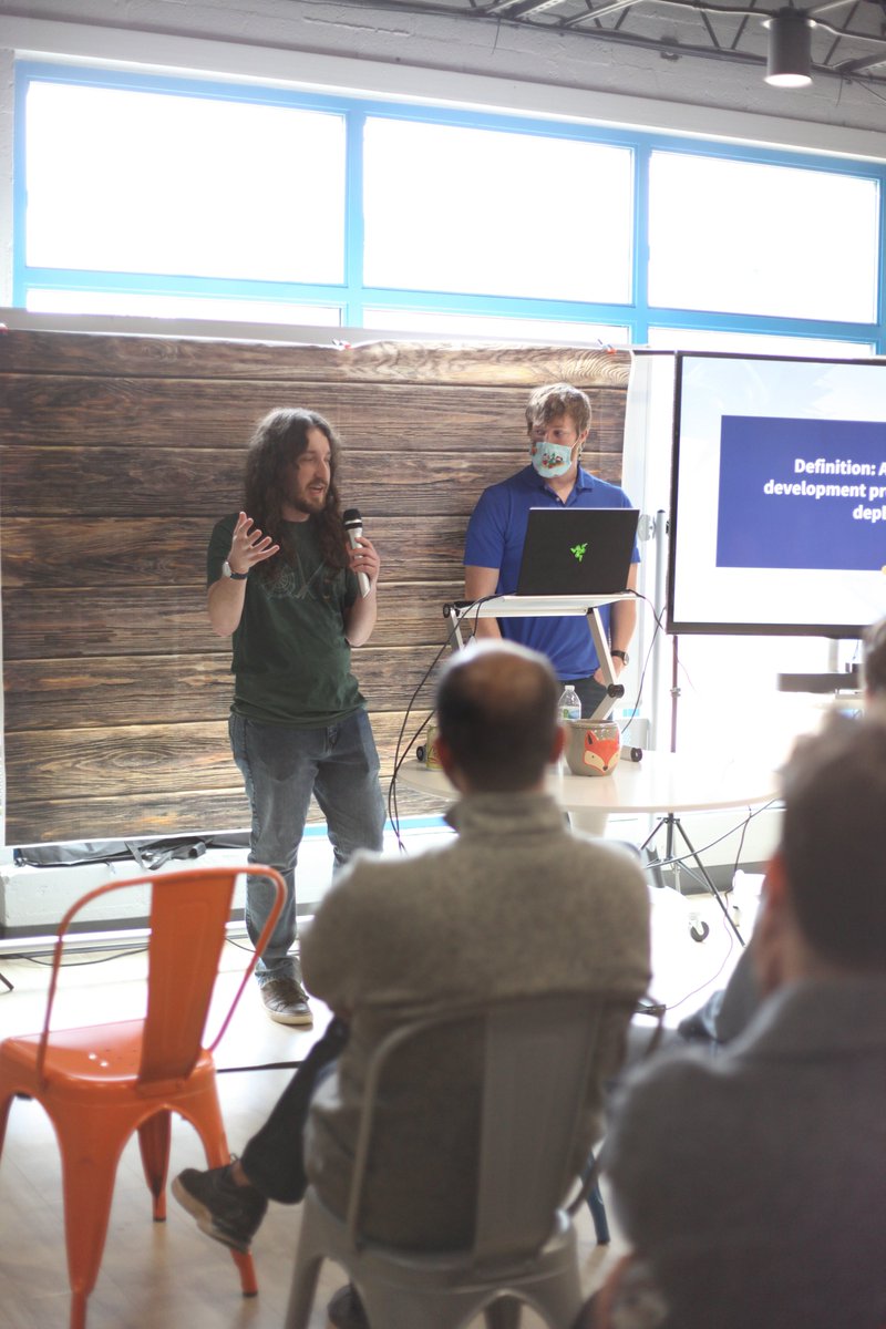 OKCWebdevs's tweet image. Missed our April meetup at Clevyr? No worries - we have plenty more planned for the coming months (including one next Tuesday!) In the meantime, check out some of these dope shots captured by Clevyr's SecOps Engineer, Bryan Brinkman 📸