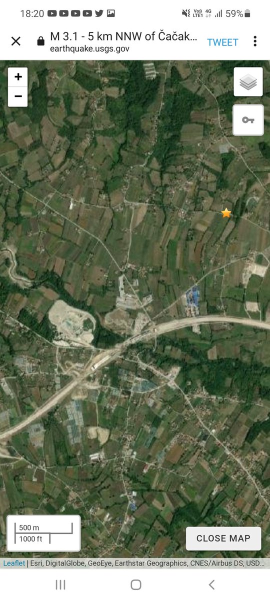 JelenaMKandic's tweet photo. V.E. @jeremic_vuk,
Poštovani @predsednikrs,
Zaista je i RSZ objavio na svom zvaničnom web-sajtu da su bila 2 #zemljotres-a jačine 3,6Rh 8km WSW #Rtari #Pakovraće i 3,2 Rh 5km NNW u #GornjiTrbušani #Čačak.
#Galaksija032 pominje samo jedan bezopasan.
https://t.co/Stxs0G118c https://t.co/w4WwbBdsAG