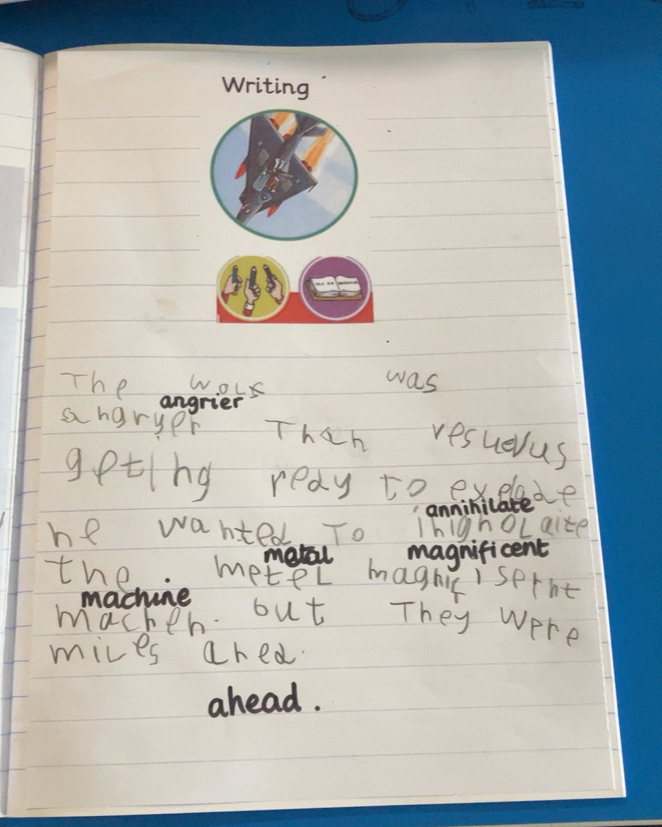<a href="/janeconsidine/">Jane Considine</a> another fab day of writing in Reception. We cannot believe the change in our children. They are so excited to write and are using grandmas words in their play.