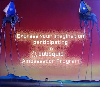 25Maryoconnor's tweet photo. Become an Ambassador and Win NFTs in |@Subsquid Social Growth Competition
#Subquid #PoweredbySubquid #Squidsquad #API #DAO #OpenSource #web3comingforyall #blockchain #NFT #Rewards #RewardsPoints
https://t.co/RMVPVzqu5P https://t.co/uGFj321CZ8