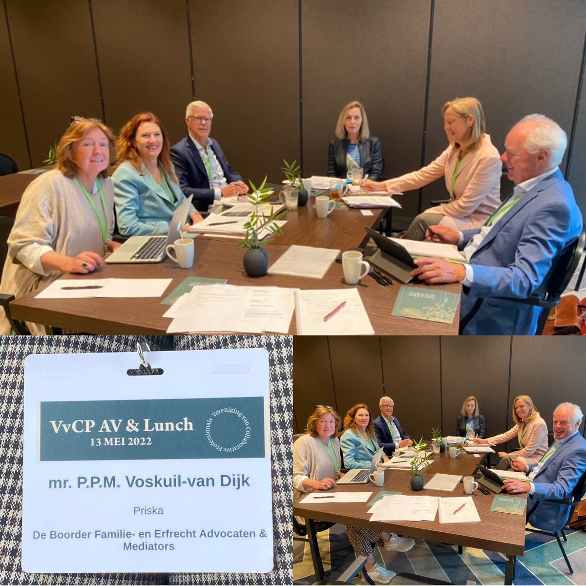 Vandaag bestuursvergadering en ALV van de VvCP. Collaborative Practice is een methode van conflictoplossing met als doel te komen tot duurzame oplossingen op juridisch, financieel en emotioneel vlak. De methode wordt met name gevolgd in familie-en erfrechtzaken.<a href="/overlegscheiden/">Overlegscheiden</a>