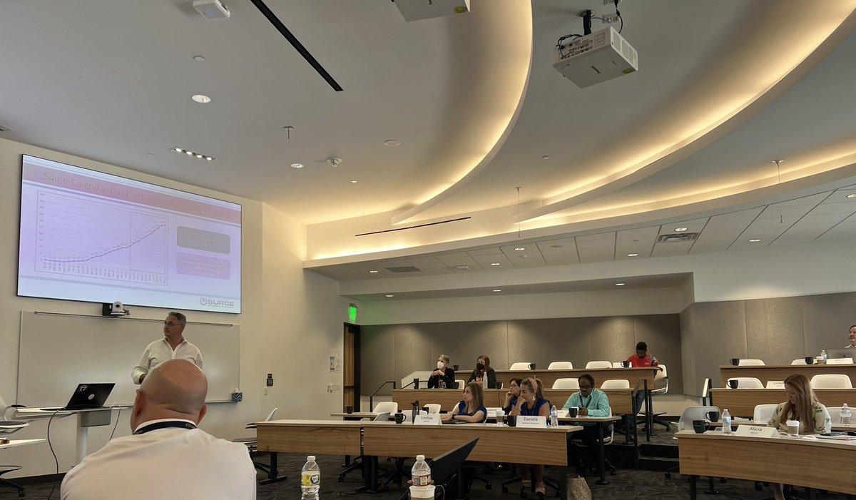 lauradianeappel's tweet photo. First time meeting so many of my #MSHCT classmates. Impressive alumni presentations. @UTexasValue #TransformHealthCare https://t.co/U75uD2QtlM