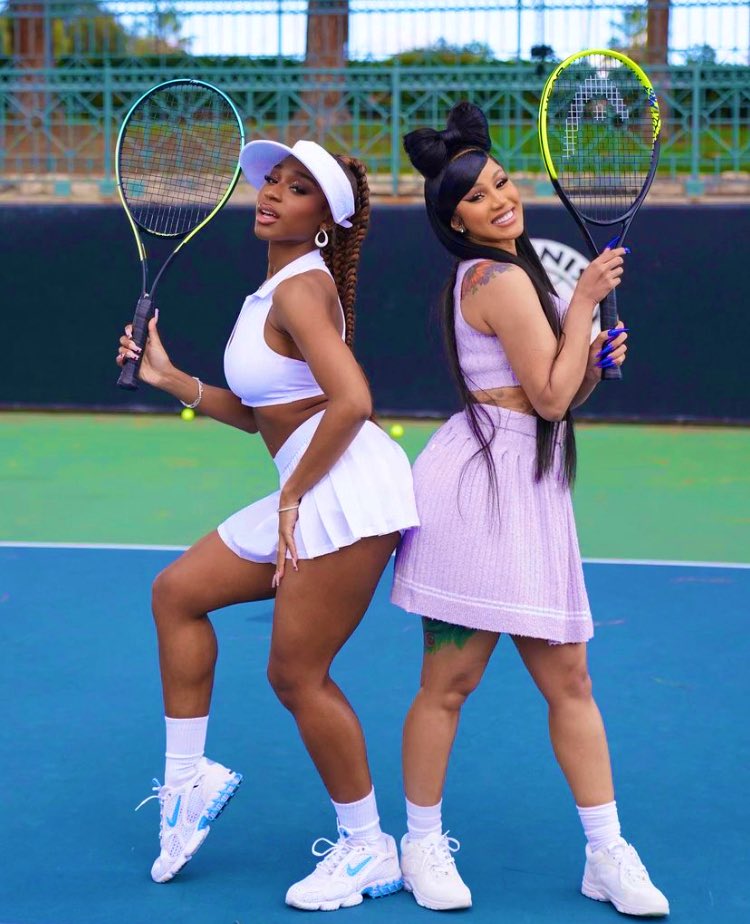 cardi_hourly's tweet photo. Cardi B and Normani for Cardi Tries. https://t.co/UH8T8PYnL9