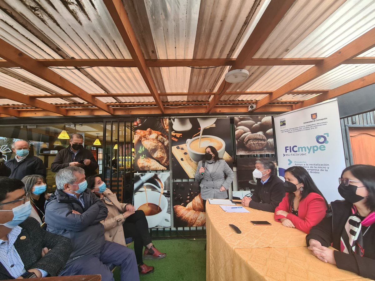 INCUBAUDEC's tweet photo. ¡Ayer estuvimos en Los Ángeles para acompañar el lanzamiento del Proyecto FICMype, ejecutado por #FaceaUdeC!
La iniciativa apoyada por el @gorebiobio beneficiará a más de 900 mypes de la Región 🚀 https://t.co/T7PbtnUCI2