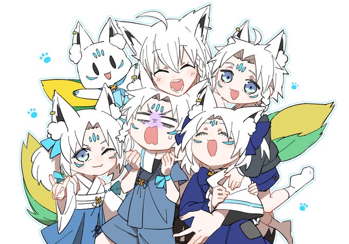 白上フレンズ!
#絵フブキ #すこん部 