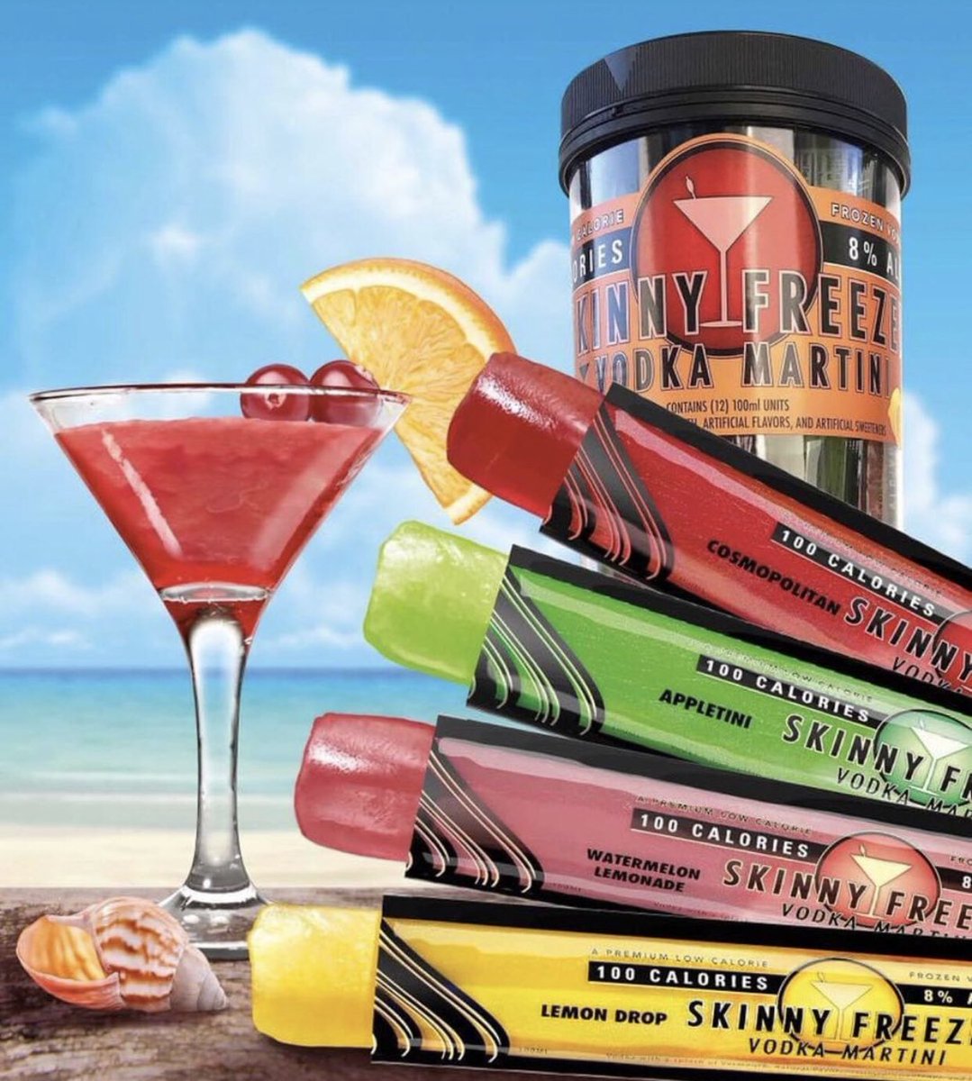 Happy National Fruit Cocktail Day!…technically it IS fruit flavored, and it IS a cocktail, so cheers! #slimchillers #skinnyfreezers #vodka #NationalFruitCocktailDay