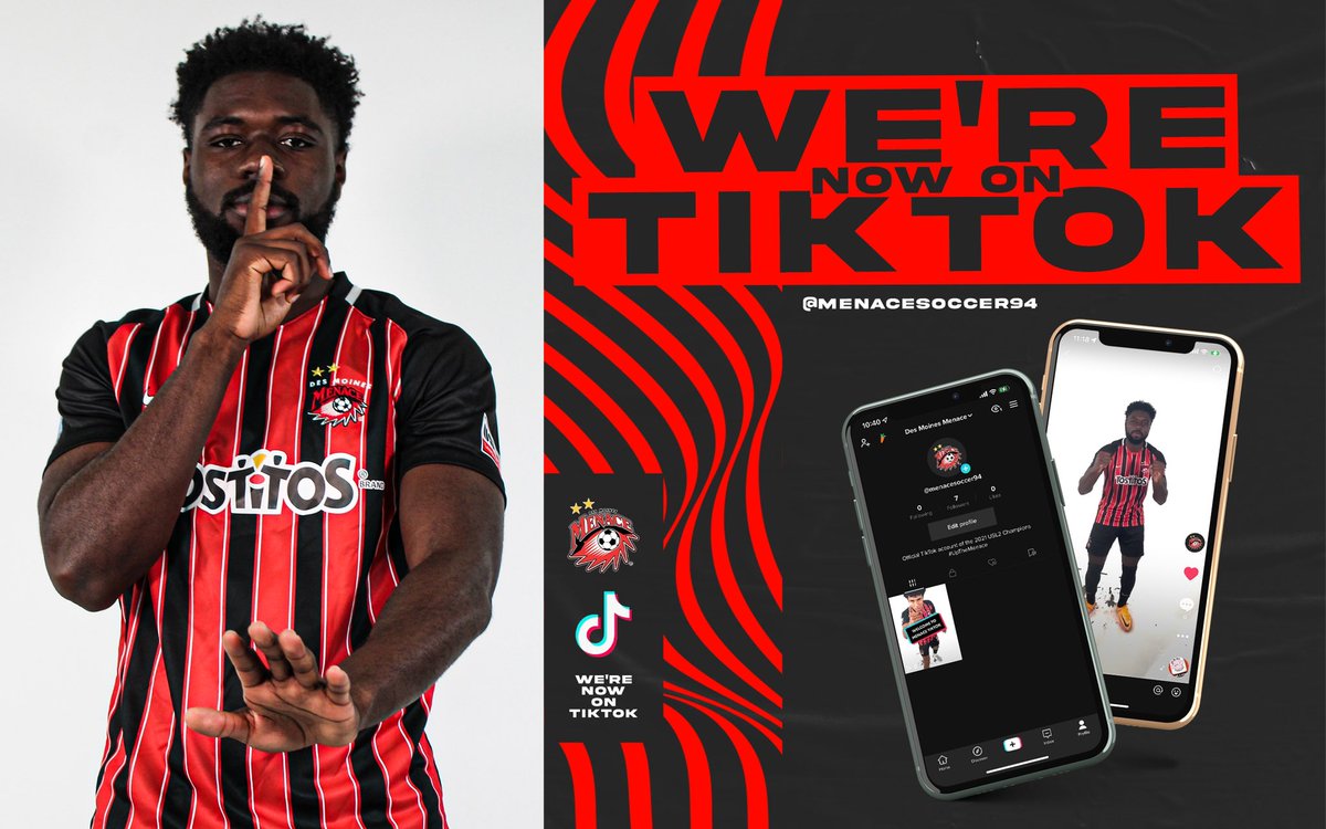 MenaceSoccer94's tweet photo. “𝗢𝗸𝗮𝘆 𝗜 𝗹𝗶𝗸𝗲 𝗶𝘁, 𝗣𝗶𝗰𝗮𝘀𝘀𝗼” 🎨

Your favorite @USLLeagueTwo team have joined @tiktok_us!! 🤪

🔗 https://t.co/rXYzmA3J6u

#UpTheMenace | #Path2Pro https://t.co/Y2ZwkJXJZU