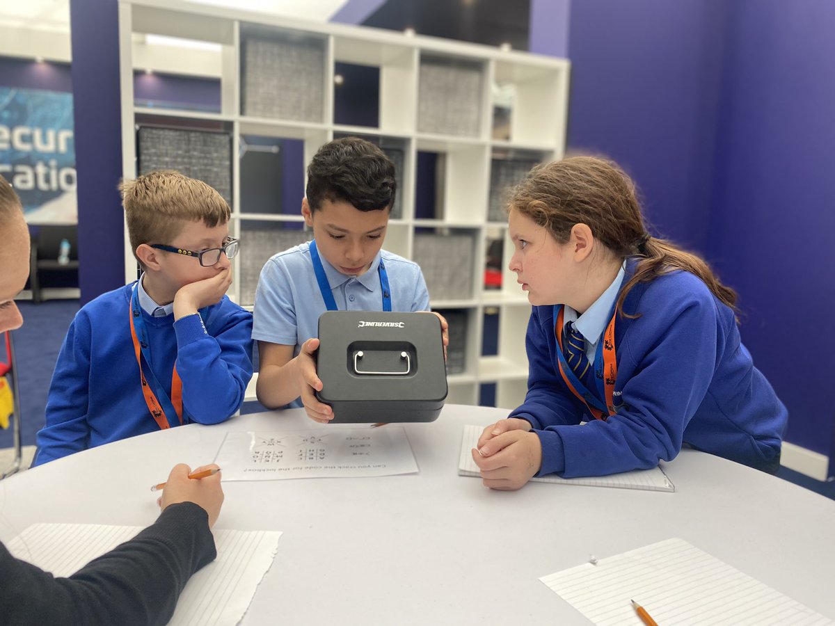MissCahill7's tweet photo. Today Year 6 attended a cyber security workshop in The NDEC. Thank you to @firstcampus for the great opportunity 😀 🧑‍💻👩‍💻@MiltonPrimary17 https://t.co/KOKANo4siv