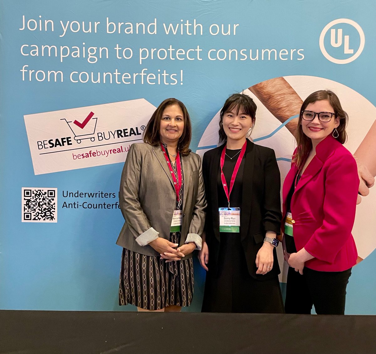 Our team recently joined industry leaders at the @IACC_GetReal Annual Conference in Washington D.C. to share how the Be Safe Buy Real campaign protects consumers from counterfeits. Interested in learning more about our campaign? Visit the link in our bio!