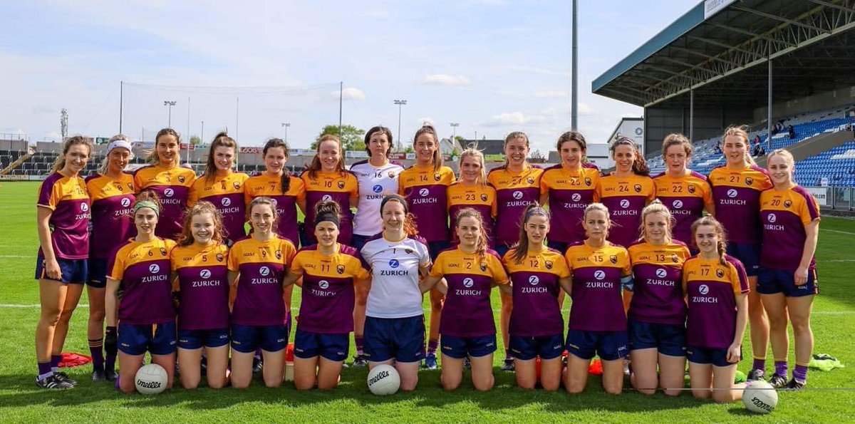 Wishing these @WexLadiesFoot every best wish in this Sunday’s @LeinsterLGFA Intermediate Championship Final. They showed incredible resilience and spirit to win the semi-final AET and no doubt will do the same again in Carlow against @KildareLGFA #ProudSponsors