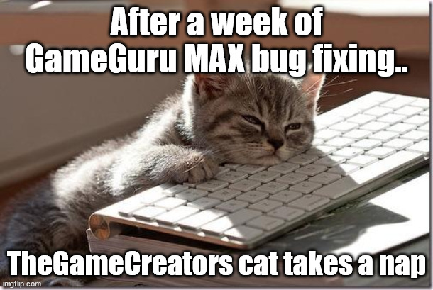TheGameCreators's tweet photo. A new build of GameGuru MAX out NOW after a bumper bug fixing session ๐ฅต Read more here ๐๐
https://t.co/U6NpYH5emG
Dream it โ Build it โ Play it! ๐
#gamegurumax #gamedevelopment #coding #gamingcommunity #gamedesign #gameart #indiegames #gamedevlife #dart https://t.co/y2fza0a4PM