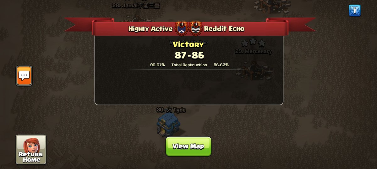 Some of my clan wars this week (cwli, aql and gwl) I hope I will be back to any elite clan soon🤨