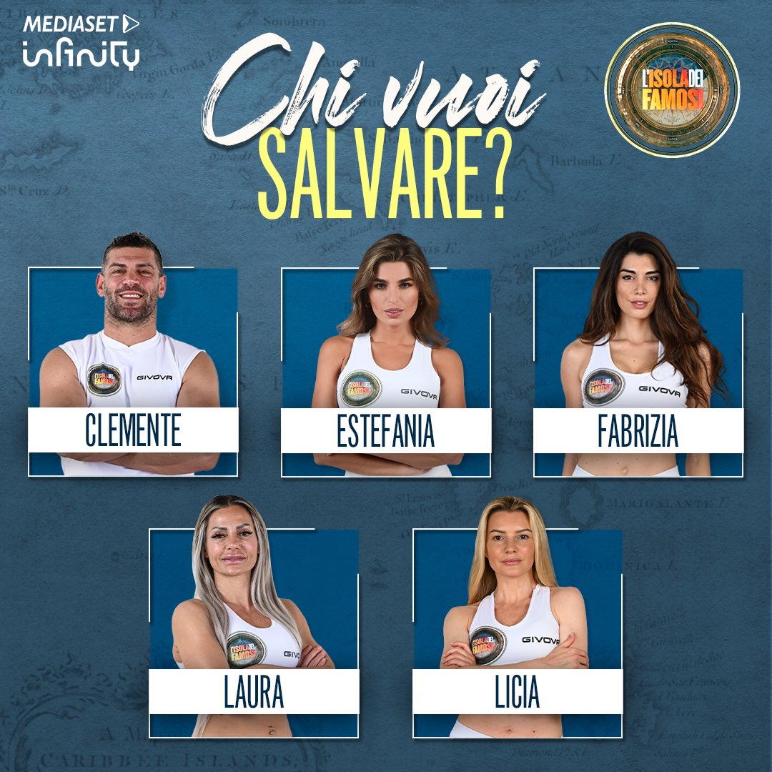 Chi vuoi salvare? #Isola 🏝