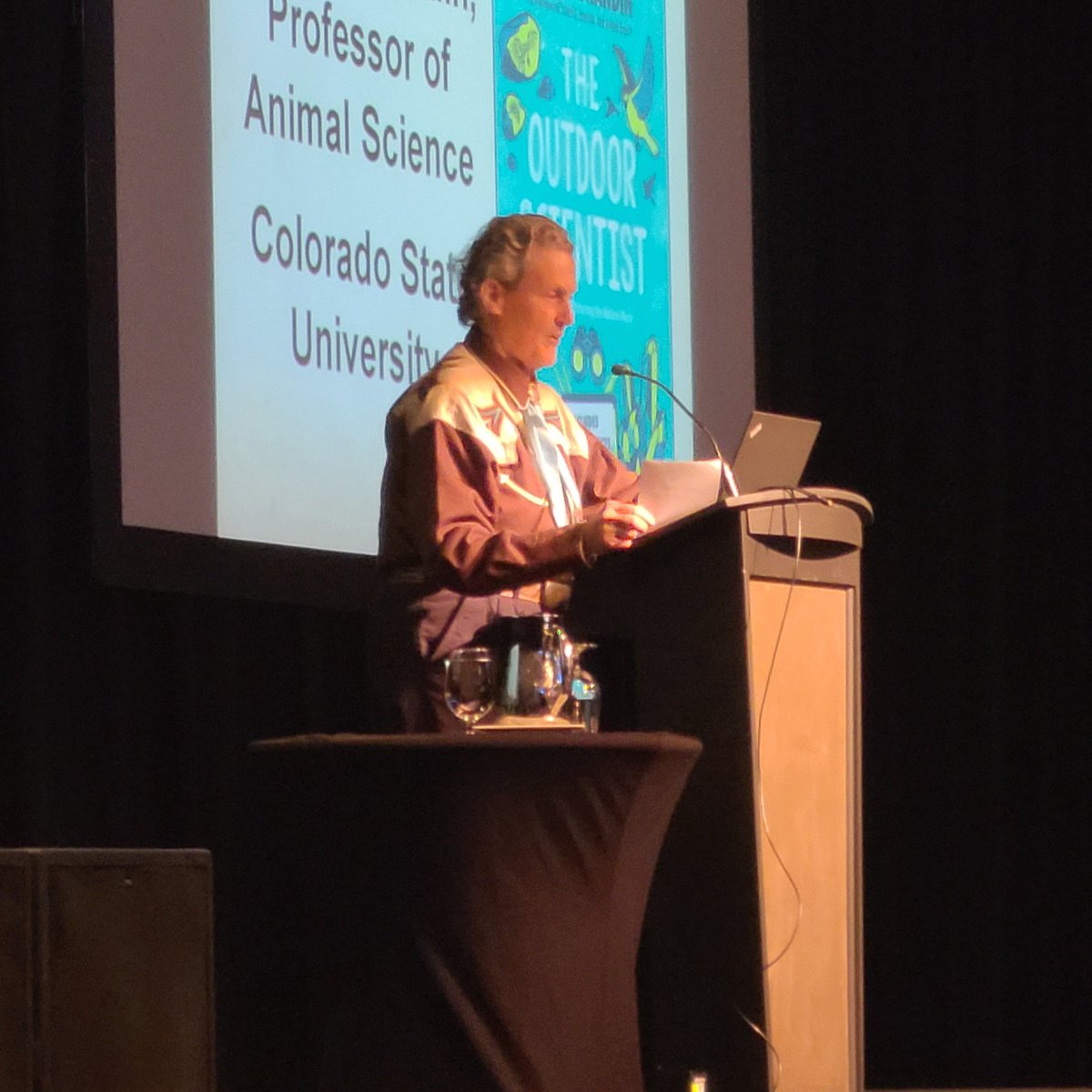 LeanneHusk's tweet image. Excited to kick start #ASET2022 with Temple Grandin. "How do you know a kid isn't good at something, if they don't get to try it?" #debugdCoding #accessiblecoding #coding4ALL @BridgesCanada