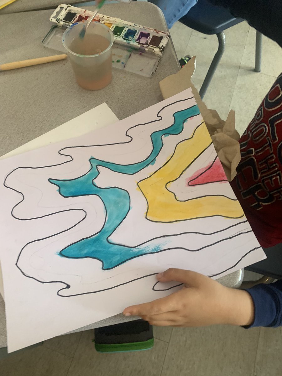 Collaborative drip art mural? Yes please 🌈 thanks <a href="/Jen_Stark/">Jen Stark</a> for the inspiration! Can’t wait until it come together.