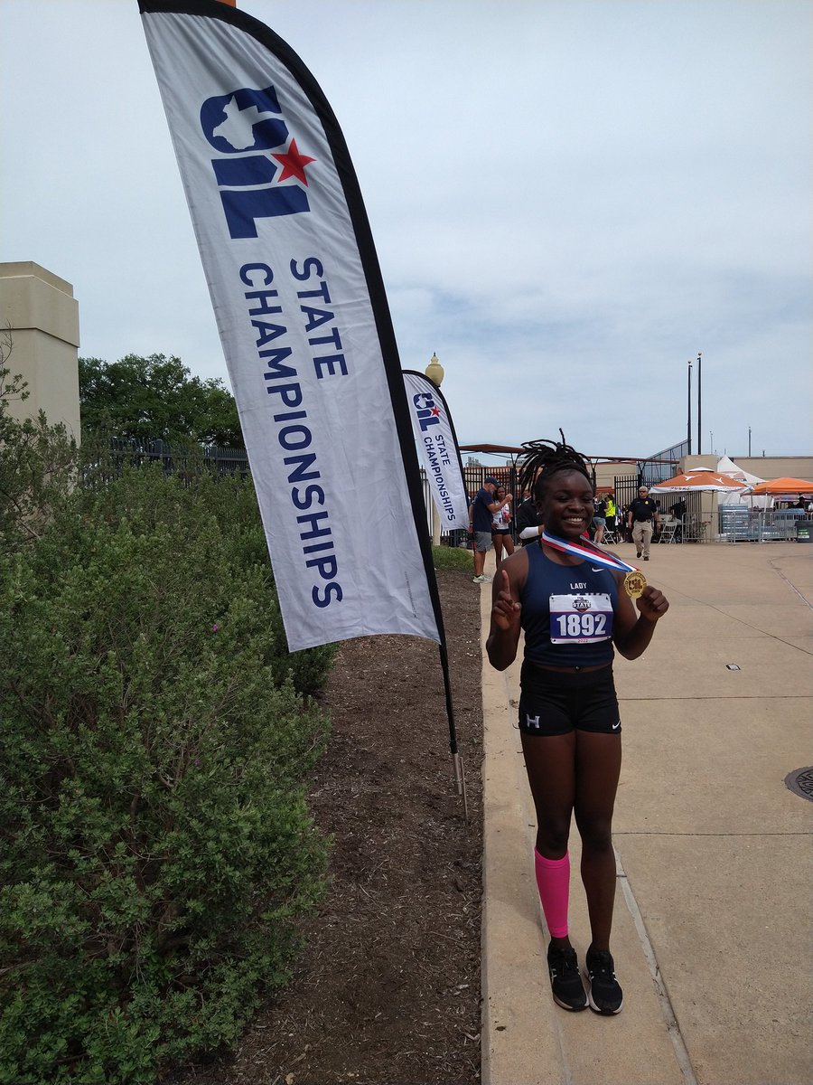 How about setting the 2022 track season's best girls HS Triple Jump in the NATION, Suzan? Well you got it today. Congratulations!