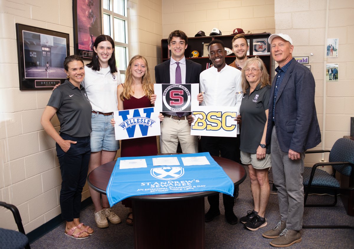 SASweb's tweet image. SAS seniors Charlie Barron, Mac Croom, and Pyunn Ntwari recently signed Letters of Intent to compete in college athletics.
sasweb.org/about/news/det…