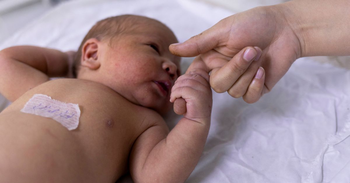 Reuters's tweet photo. Blood marker identified for babies at risk of SIDS hailed as 'breakthrough' https://t.co/uCt6t80F9v https://t.co/zwO9H9i1li