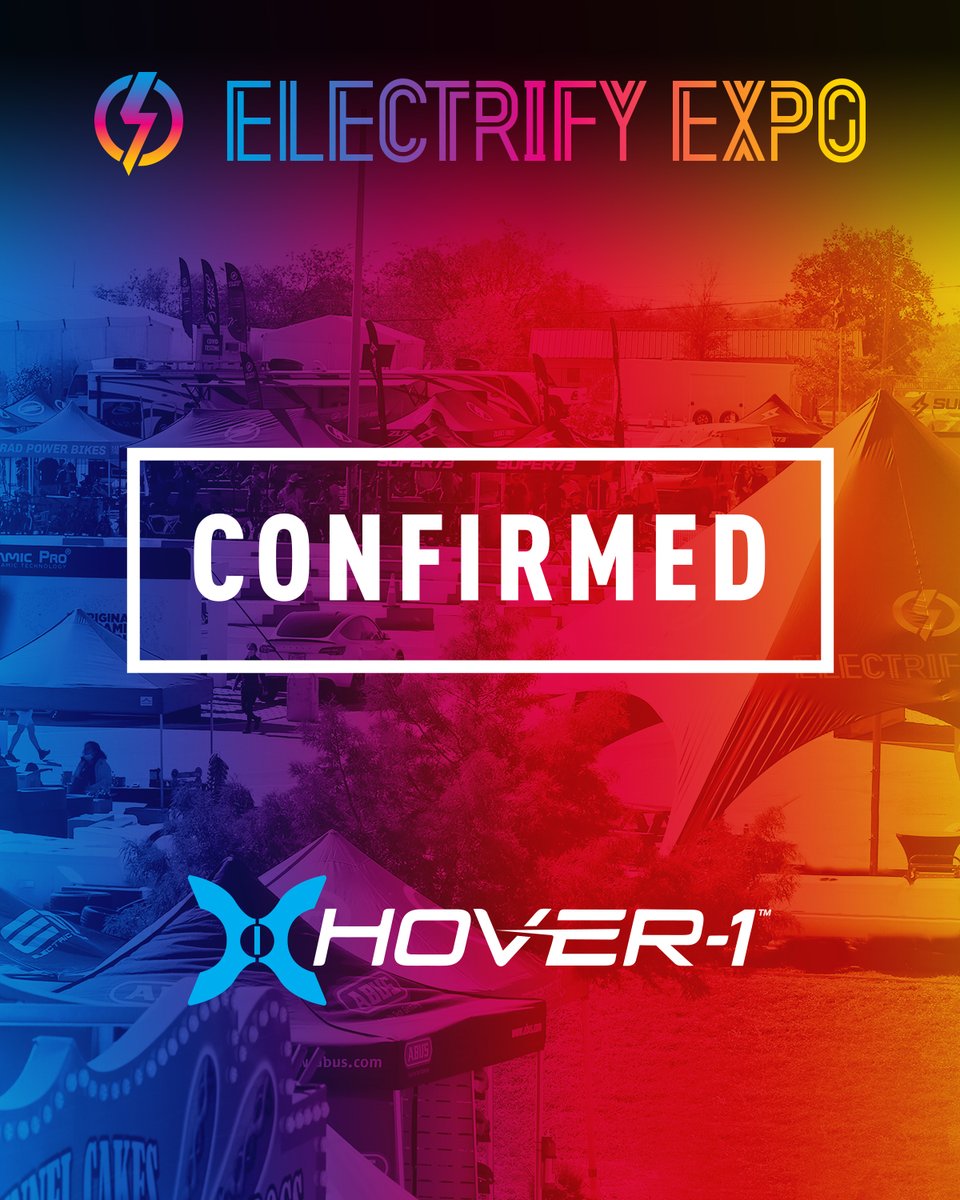 DemoDaysFest's tweet photo. We are so pumped to announce that @ridehover1 will be the official sponsor of this years kids zone at Electrify Expo ⚡
Get those tickets now!! We made it easy, just click the link below ⬇️
#electrifyexpo #kidszone #hover1 #ev #emobility https://t.co/AVC50jMYbe https://t.co/kItaxR6Q94
