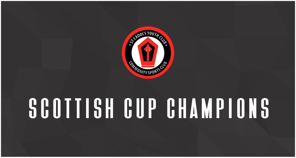 stcadocs2010s's tweet photo. Many congratulations to the @stcadocs_2004  on their Scottish Cup success. Amazing achievement and brilliant for our kids to see what’s possible 🏆⚽️🔴⚫️⚽️🏆 https://t.co/29RkfX3XHD