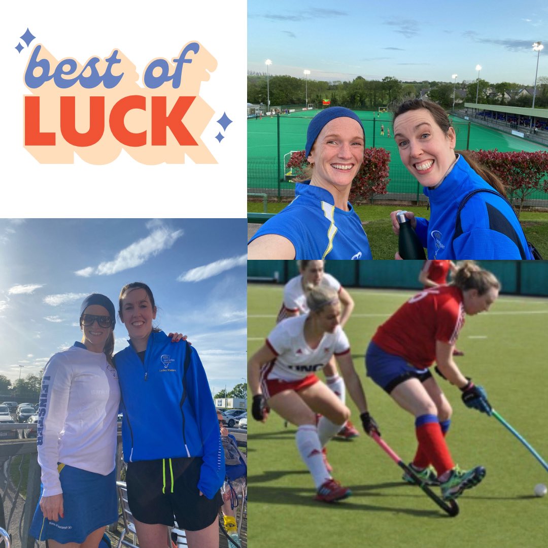 Wishing Neassa O’Malley, Michelle Taylor and Liz Hassett the best of luck in the Masters Interprovincial tournament in Cork this weekend❤️💙 #northkildarehockey #mastersinterpros