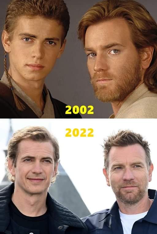 SkywalkerForevr's tweet photo. Two men who have aged like beautiful, fine wine. 😍

And damn, I feel old. https://t.co/FEibJGxrOL