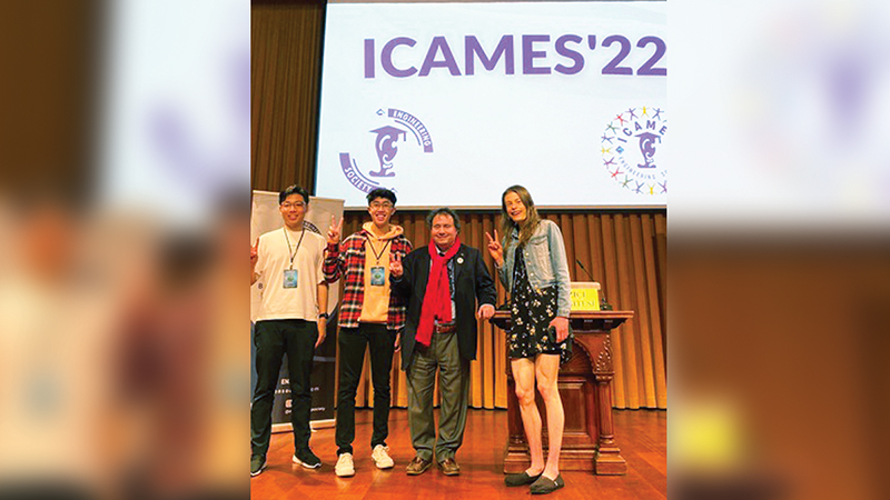 FAS_SFU's tweet photo. Congratulations to @SFU engineering students Aki Zhou, Aaron Lu and Paige Rattenberry for winning 2 of the 3 awards at ICAMES 2022 in Turkey: Best Overall Project and Best Sustainable Project! ICAMES is the International, Cultural and Academic Meeting of Engineering Students! 👏 https://t.co/5dDuSLe6R4