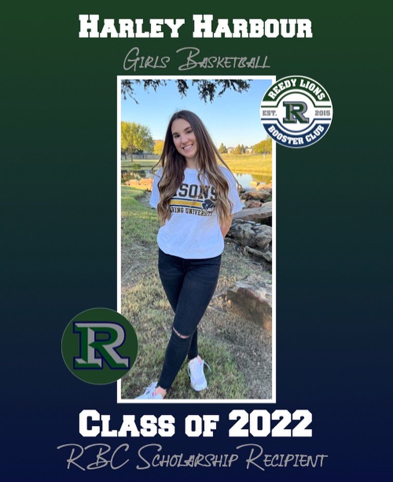 ReedyBooster's tweet photo. Congratulations to Harley Harbour for being named a $500 RBC Scholarship recipient! #RHSRoar @ReedyGBBall https://t.co/CbxlinwqjG