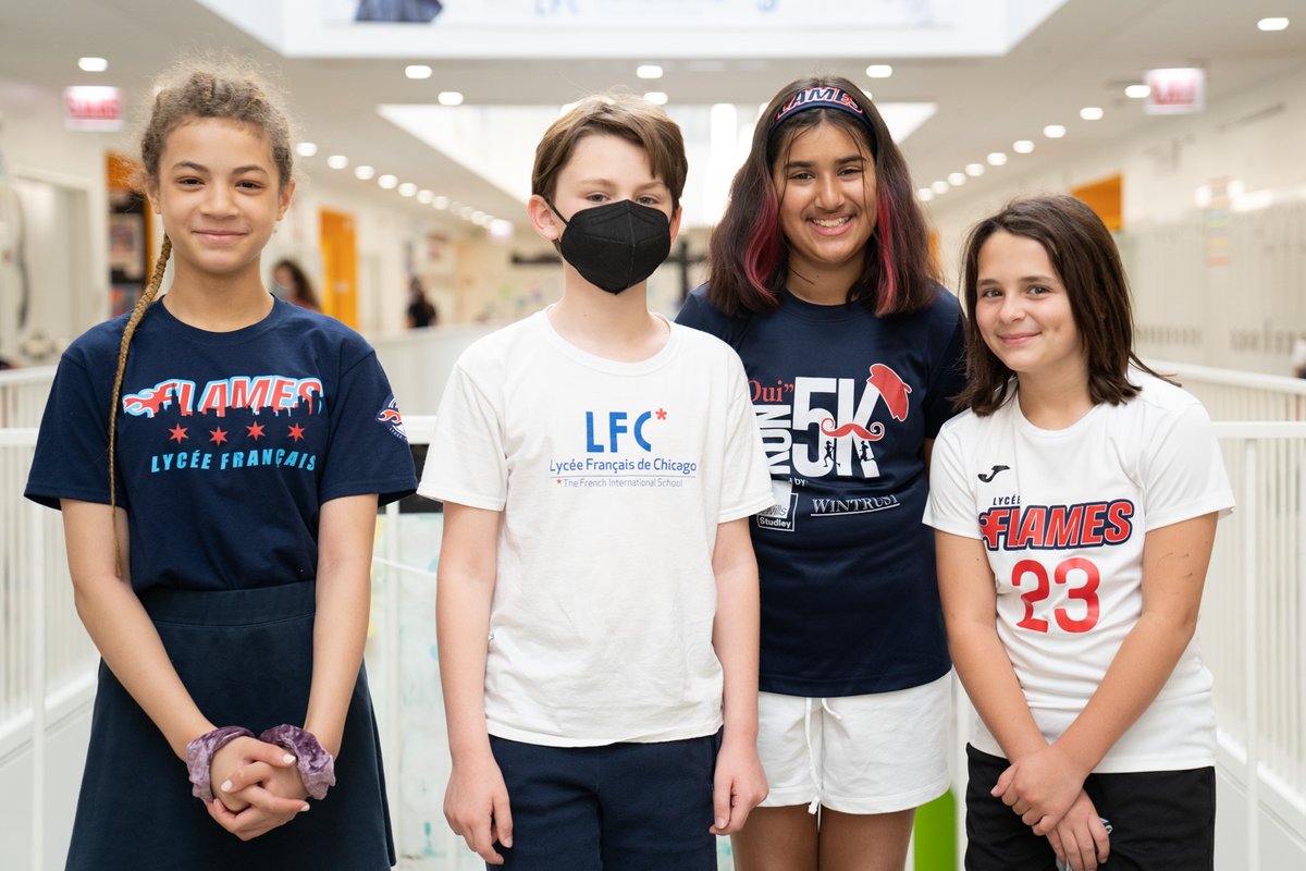 lyceechicago's tweet photo. Primary Fun Fridays #1: School Spirit Day! #StudentLife #GoFlames #GoLFC #TodayAtSchool #LycéeJourney https://t.co/MZLqNyztVu