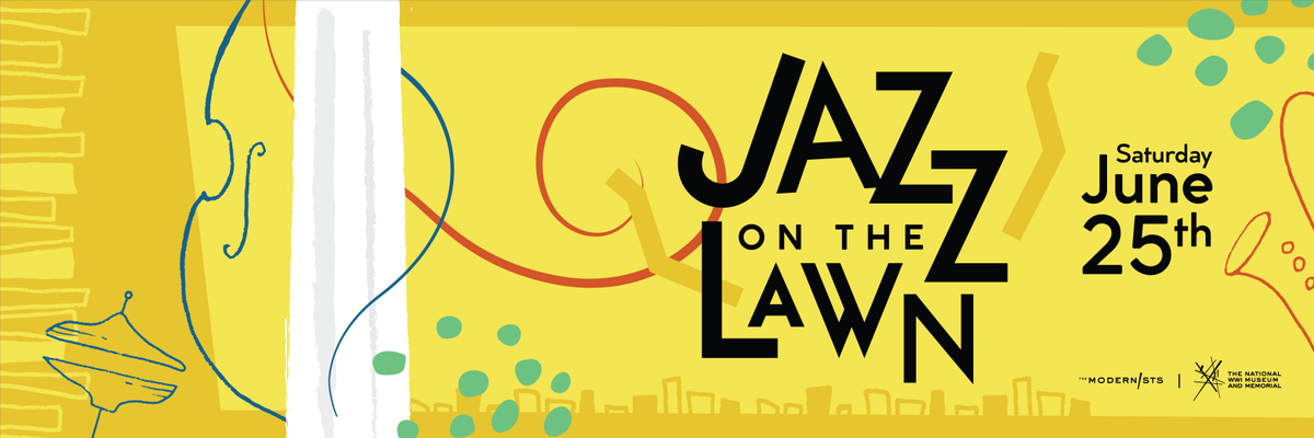TheWWImuseum's tweet photo. Jazz on the Lawn returns June 25! Plunge with us into the glamorous madness of le jazz hot, presided over by the spirit of Josephine Baker. Spread out your picnic, raise a glass and tap your toes against the backdrop of the KC skyline. Get your tickets at https://t.co/wPA6lIO1hQ https://t.co/Cza6d6grfw