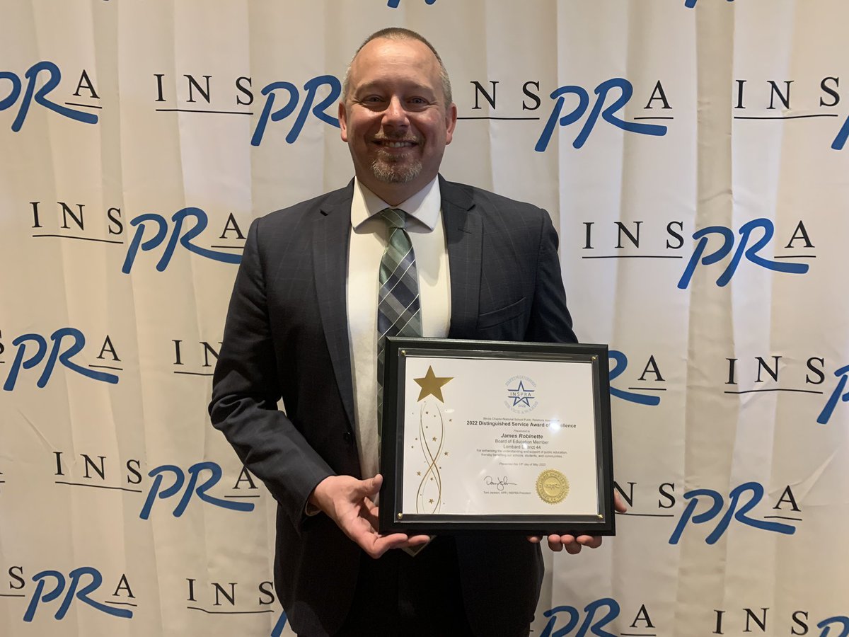 RunEd2's tweet photo. Thank you INSPRA for the Distinguished Service Award for Excellence for being a board member in D44 and for being part of the D44 Wellness Committee who also won an award today! Way to go team and D44!!! #D44 #INSPRA #D44wellnesscommittee https://t.co/QfajH3rDYJ