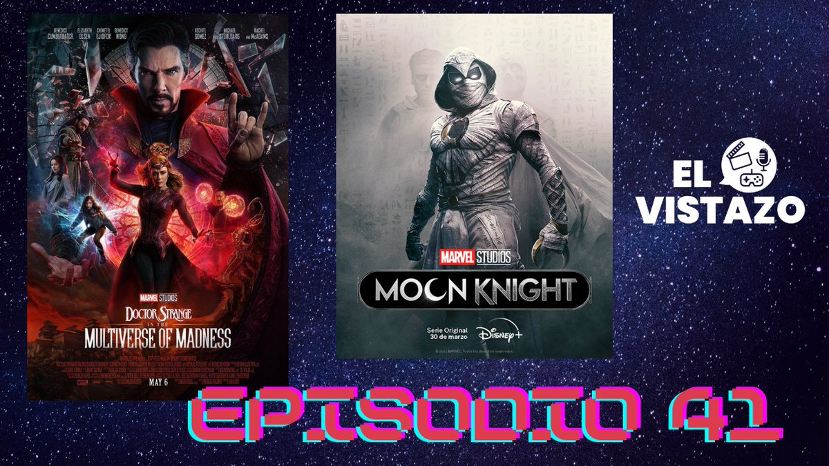 soy_502's tweet photo. En el episodio #41 del @ElVistazoPod:
- ¿Fue una decepción #Moonknight de #Disney+ ?
- #DoctorStrange review sin spoilers
- #DoctorStrangeInTheMultiverse review con spoilers
🔴Escúchalo aquí: https://t.co/kQKrXzuhP9 https://t.co/KYf8oPGfVO