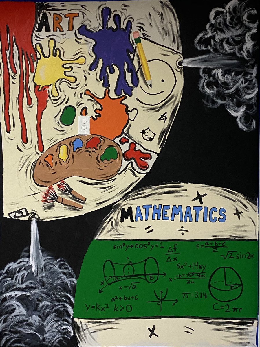 Our talented Jefferson Middle School students in a cooperative effort with the 2022 Leadership Oak Ridge class just completed the STEAM mural at the Oak Ridge Boys and Girls Club. Great things happen when people work together! 🎨👍🏼😊