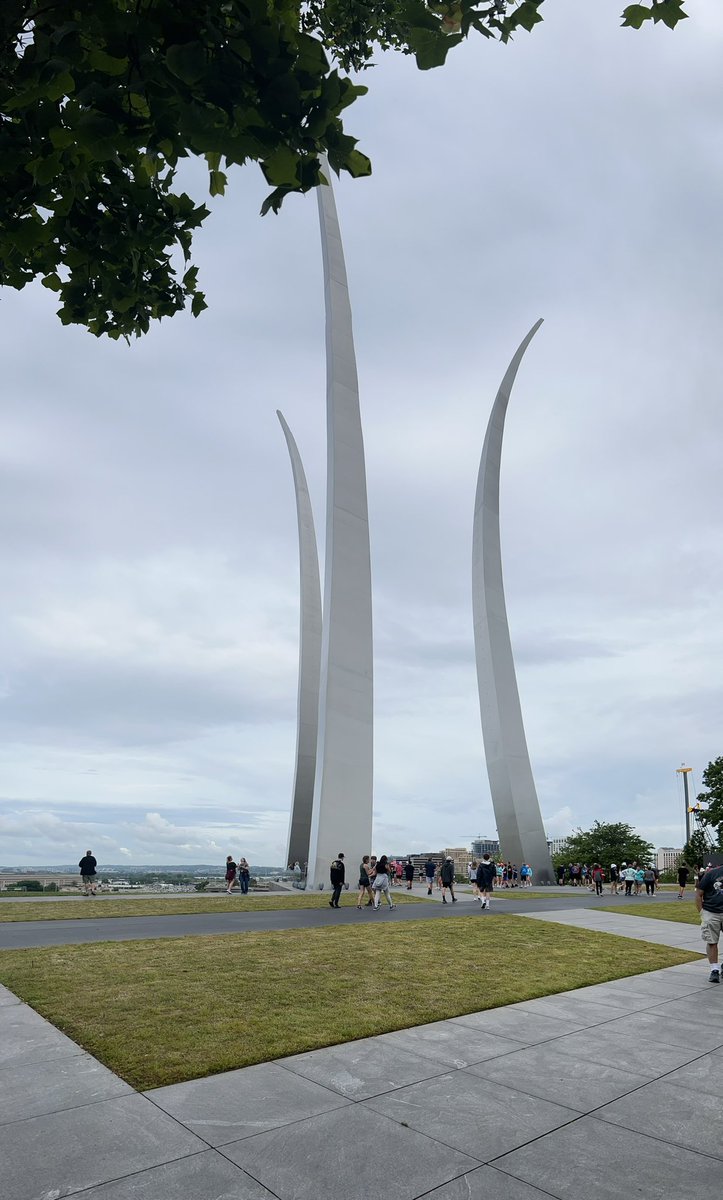 A few minutes spent at the Air Force Memorial #22DCReturNWMS