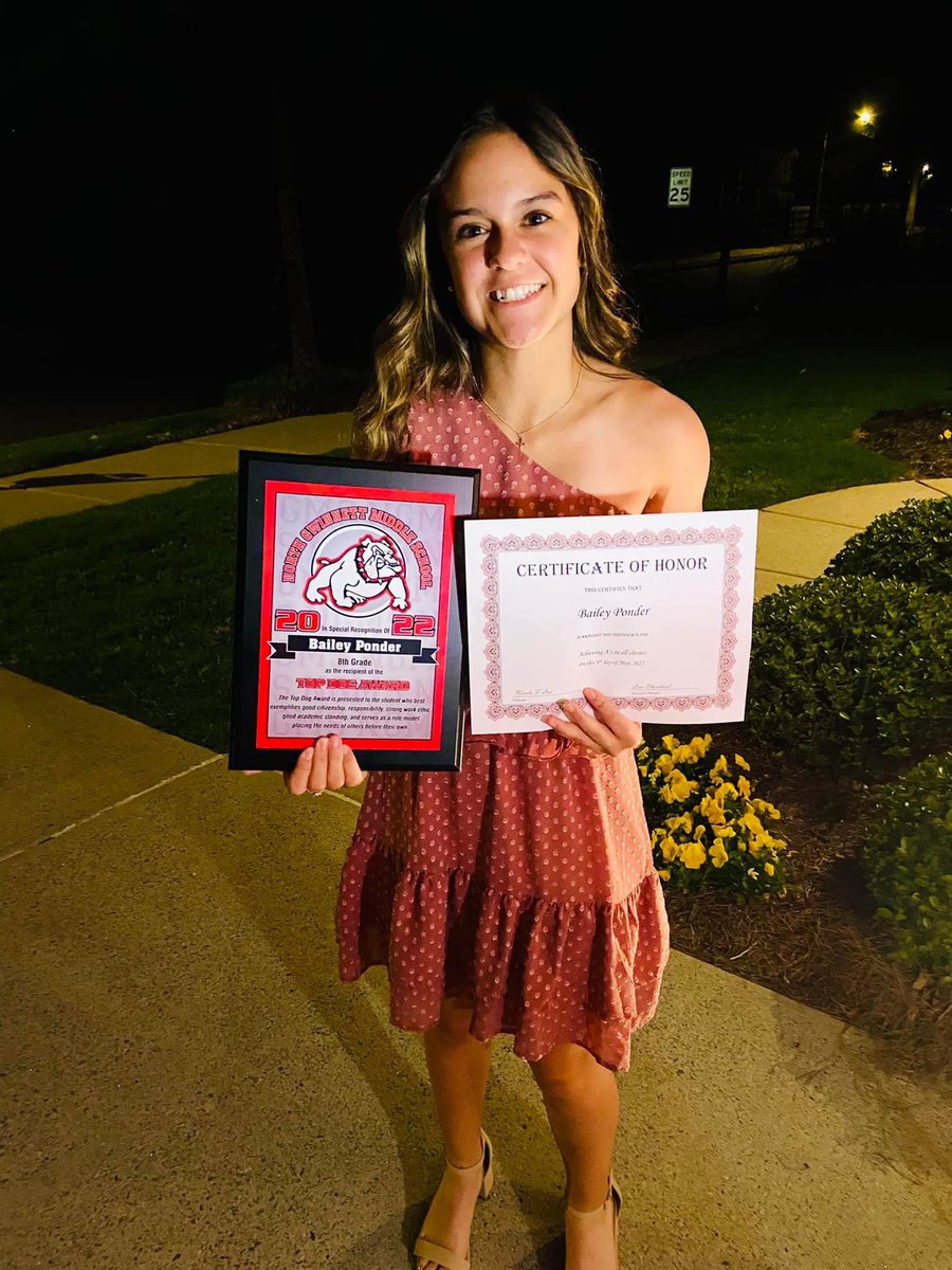GAPowerRouse's tweet photo. Congratulations to this Top Dawg! Way to go, BP! We are proud of you and we couldn’t agree more! 🏆❤️@bailey_ponder https://t.co/GjU3YjtLC8