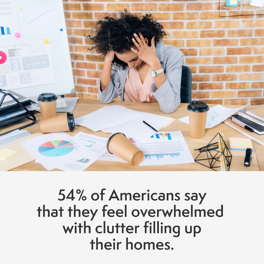 What an eye-opening statistic by the experts at OneDesk. Are you of the 54%? How can we help you with that? 
getonedesk.com/home-organizin…
.⁠
.⁠⁠
#professionaldeclutterer #onedesk #declutter #clutter #organizemylife⁠
#organizedkitchen #njmoms #nycinteriors #njworkingmoms