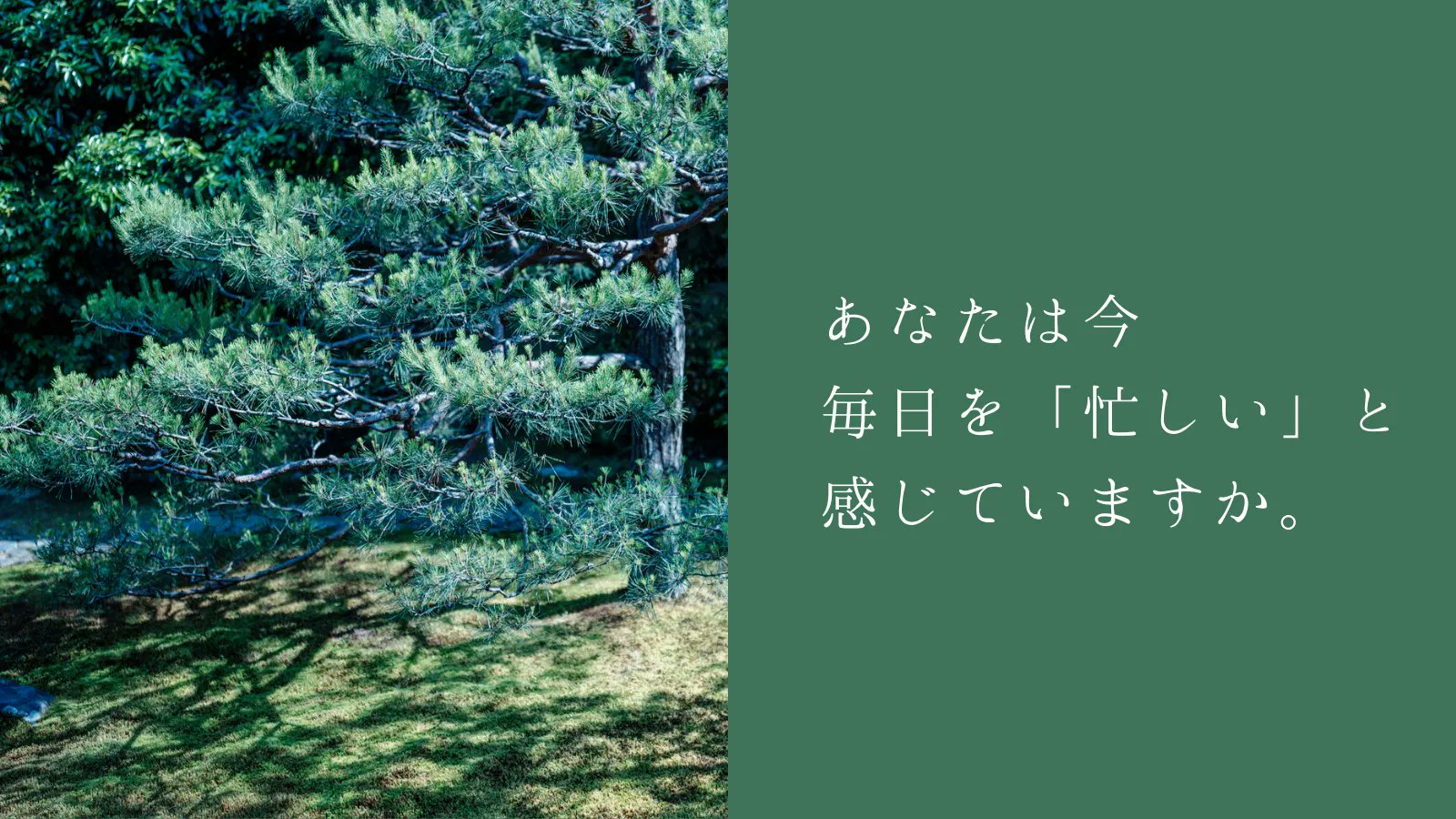 心をととのえる習慣をつくる Intrip 言葉をほどく 忙しい ゆるめる 今日のテーマは 忙しい です 忙しい という言葉をほどき 時には自分を許す時間を作り 完璧を求め過ぎる自分の気持ちを少し緩めてみましょう T Co 4nsczq3mq1