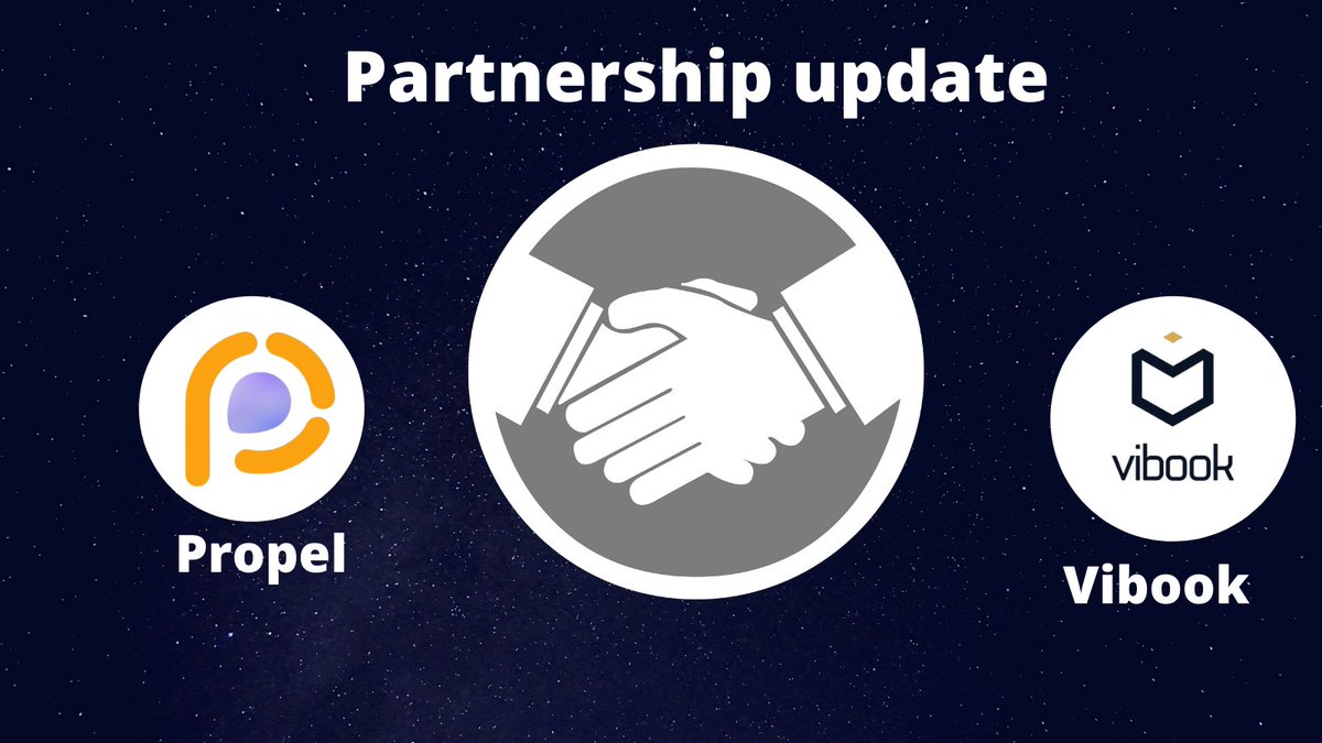 GodwinS21119790's tweet photo. #Partnershipupdate
#Propelxyz will work with #Vibook to provide Blockchain Infrastructure solutions that will allow the company to expand its capabilities.
#PEL #DeFi #SmartContracts #staking #InvestorDashboard https://t.co/HApOrjOykS