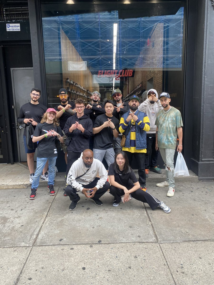 0xStann's tweet photo. Middle of the streets, #CloneX pulled up and went like YO LETS HANG. Fucking crazy community. This is what it feels like to be part of a revolution. LFG #cloneXfam https://t.co/MrMkYAOOws