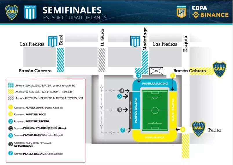 a25demarzo's tweet photo. ⚡️[ATENCIÓN]⚡️

Cómo y por dónde acceder al estadio de Lanús.

🗓️ Sábado 14 de mayo
🏟️Apertura: a las 14.00
⏰17.00
🆚@BocaJrsOficial

#VamosRacing #Racina #La25 https://t.co/7DEkLvGVuL