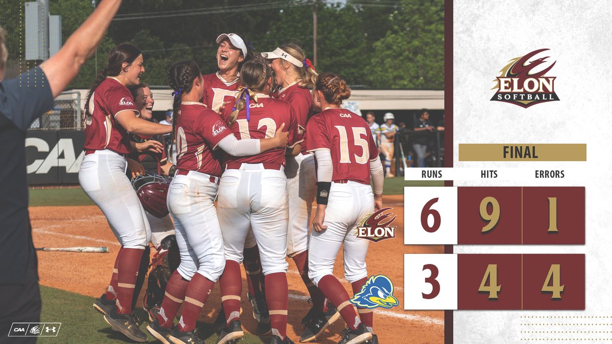 ElonSoftball's tweet photo. CHAMPIONSHIP BOUND!

#EUSB #Unbreakable #CAAChamps https://t.co/OslDKs94eX