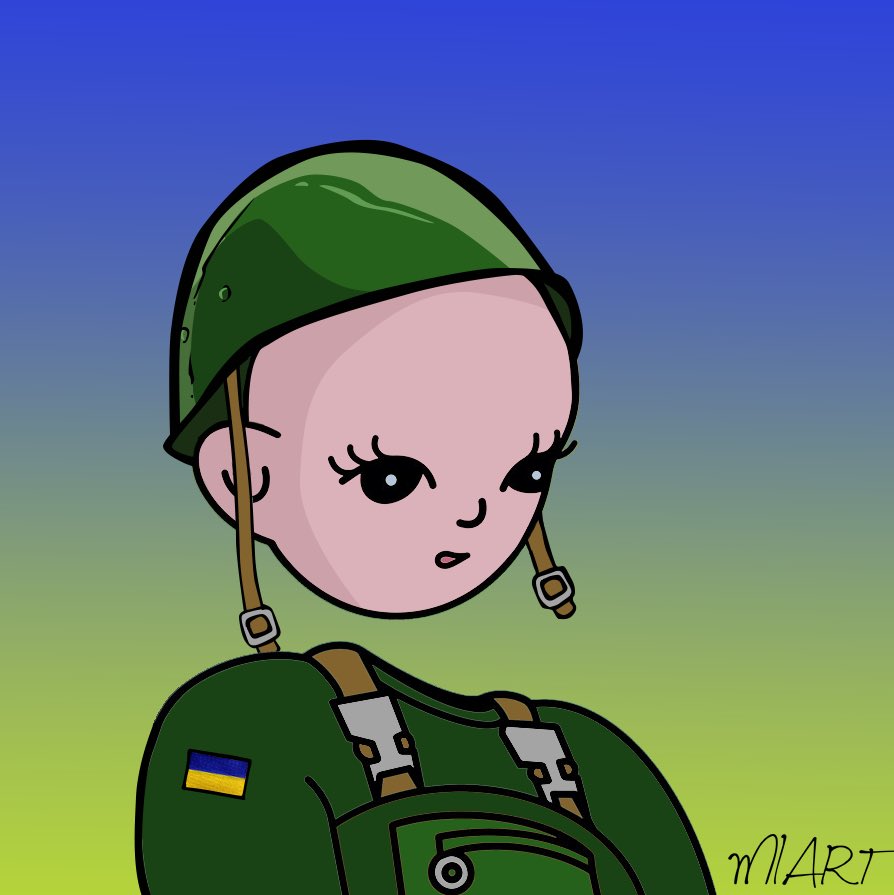 marinoingi's tweet photo. @grumbiesnft Let’s bring some love to #Ukraine 💙💛 https://t.co/9RCLF0UMlO