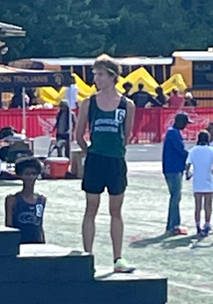 Senior Ryan McKee brings home a medal finishing 7th in the 3200 at the State Championship Track Meet.
