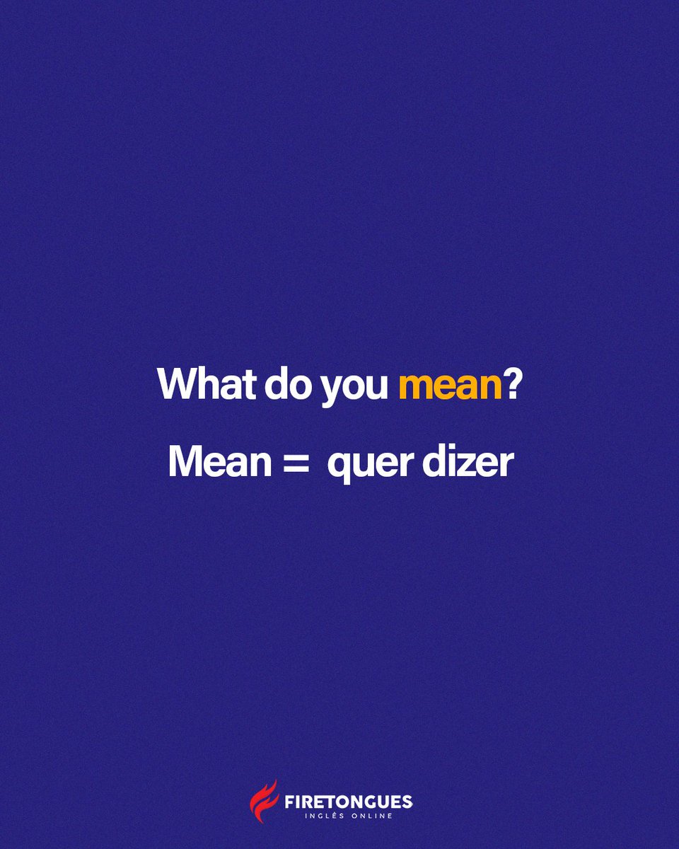 Firetongues_br's tweet photo. What do you mean? 🎼

Aprenda mais expresssões e turbine seu inglês com Firetongues! 🔥🚀

#englishtips #aprenderingles #inglesonline https://t.co/6Vf39T42C6