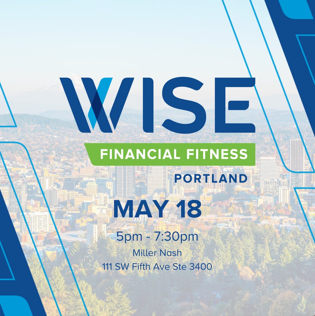 wiseportland's tweet photo. HAPPY FRIDAY! Have you registered yet for our now FREE Financial Fitness Event?

Yep -- you heard me! FREE! Head to the link in bio to register right now!

See you there! https://t.co/93zeBUJQhW