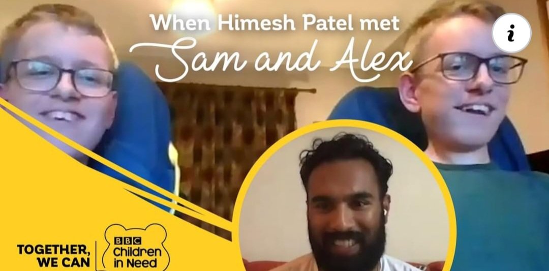 SamandAlex05's tweet photo. When Sam and Alex met Himesh Patel!💙 they have now been given 2 months notice to leave their home please share their page and donate if you can 🙏
https://t.co/fWaaPJUgry

https://t.co/S3RN1qpRGk https://t.co/L5AxRnrf53