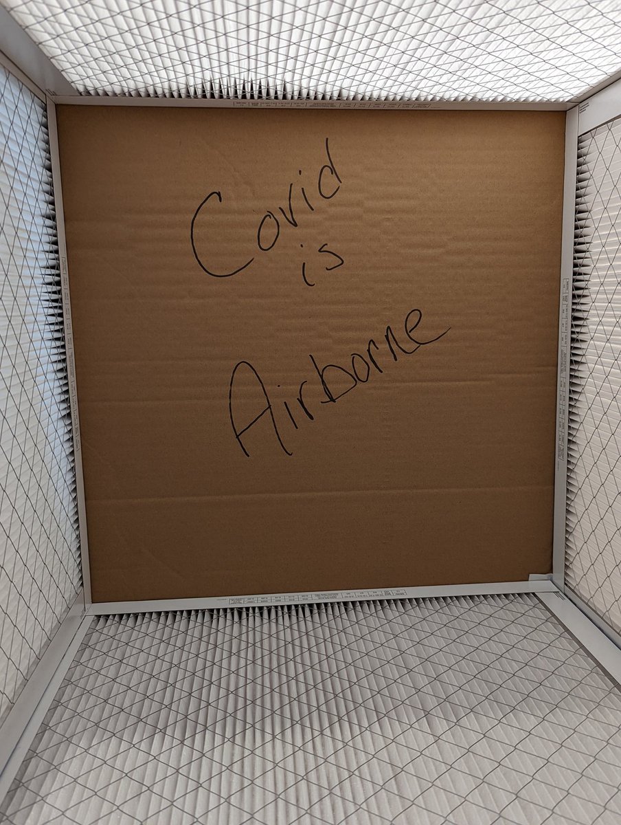 CardboardNirvan's tweet photo. With many again infected with COVID-19, I was reminded to build new #corsirosenthalbox to protect loved ones. I made the shroud with deep sky duct tape to celebrate the images of our local #OurBlackHole
@JimRosenthal4 @CorsIAQ @ehtelescope thanks for sharing the science! https://t.co/CxJiPGR7RW