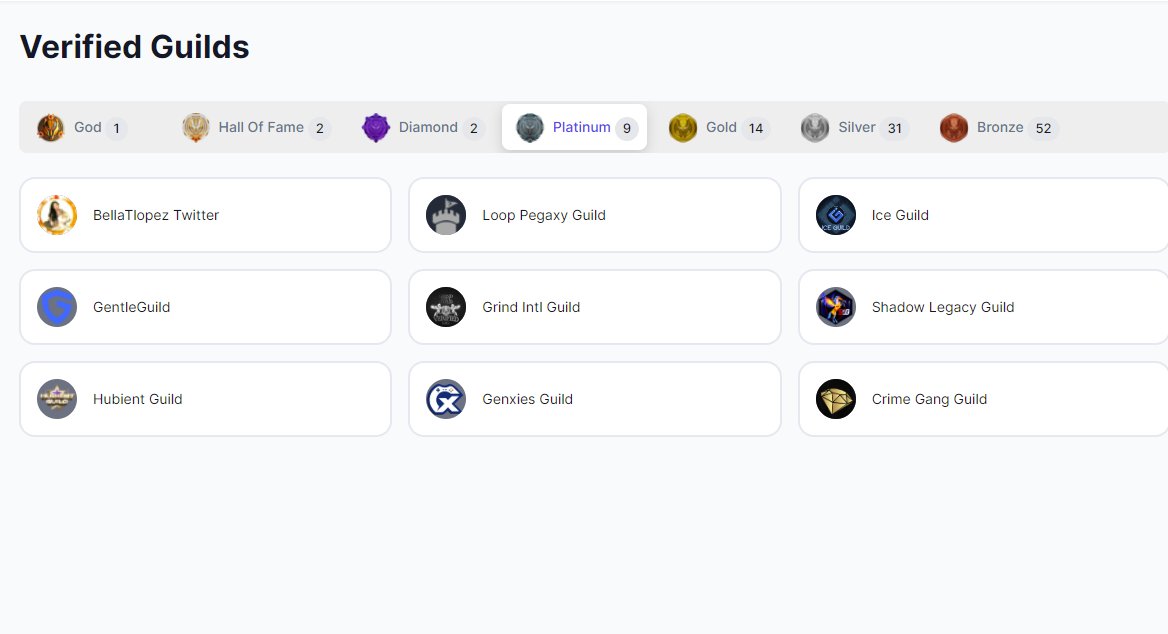 Why hello there fellow #Pegaxy Platinum Guilds 🤗
We'll be saying hi to our fellow Diamond guilds soon too 💜🕵️
<a href="/PegaxyOfficial/">Pegaxy</a> <a href="/RealCoreyWilton/">Corey Wilton</a> #p2e #play2earn