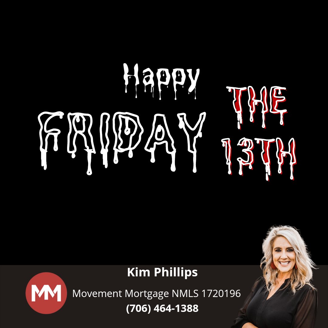 KimMovementLoan's tweet photo. Happy Friday 13th

#Friday13th #Mortgage #Loan #WeekEnd #Home #Refinance #ColumbusGA #PhenixCity #Movement #Loan #House #RealEstate #Broker #MortgageBroker #Colga #Georgia #Alabama #SmithStation #realestateagent #firsttimehomebuyer #refinance #newhome #investment #property https://t.co/APZRVdLXsK