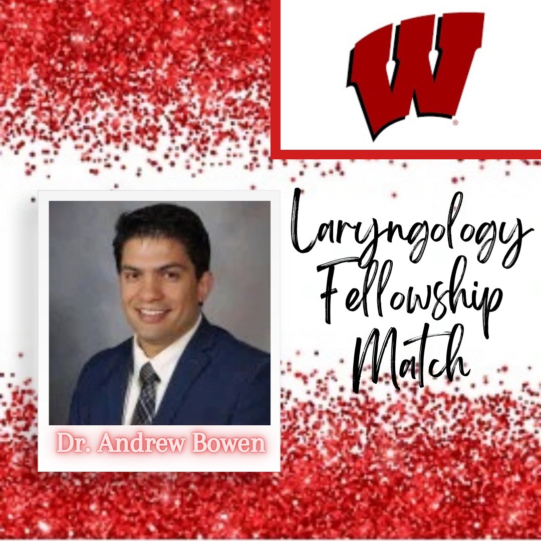 Mayo Clinic ENT Residency Program (@mayoentresident) on Twitter photo Congratulations PGY4 Dr. Andy Bowen on an AMAZING Laryngology Fellowship Match at <a href="/WiscOtoHNS/">Wisconsin Otolaryngology-Head & Neck Surgery</a> with Dr. Seth Dailey! Congratulations PGY4 Dr. Andy Bowen on an AMAZING Laryngology Fellowship Match at <a href="/WiscOtoHNS/">Wisconsin Otolaryngology-Head & Neck Surgery</a> with Dr. Seth Dailey!